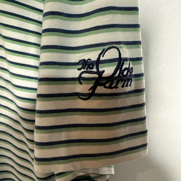 Polo Golf Ralph Lauren Stretch Lisle Men's XL TG Polo Shirt Green Striped - Picture 4 of 12